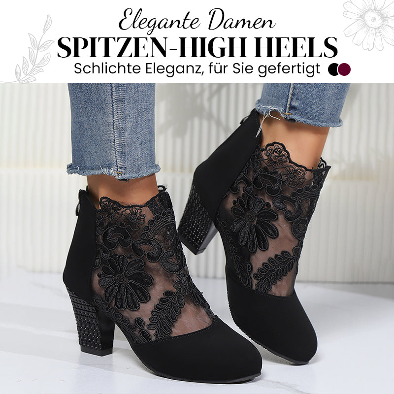 Damen High Heels mit eleganter Spitze für den Sommer