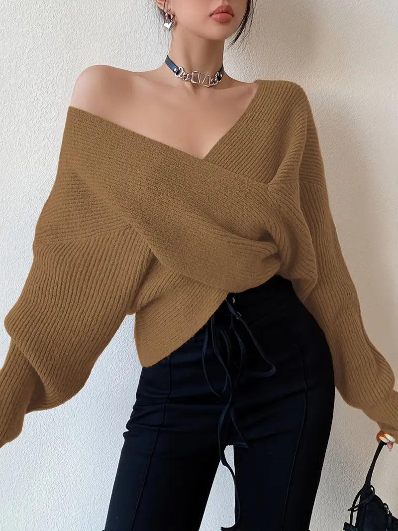 Suéter Estilo Cruzado