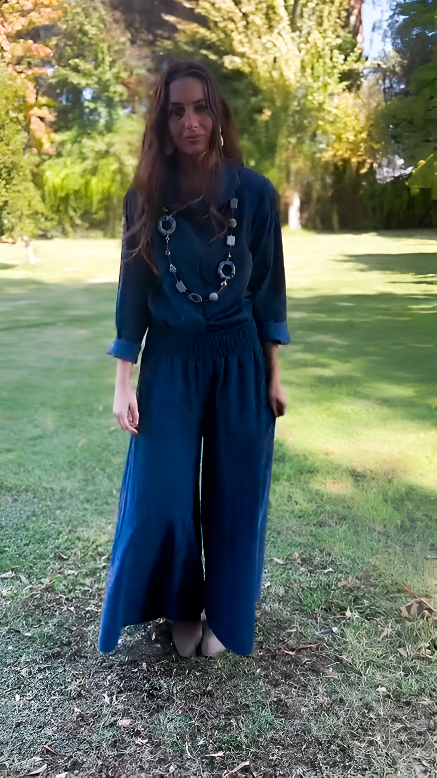 Mono Boho Azul Chic