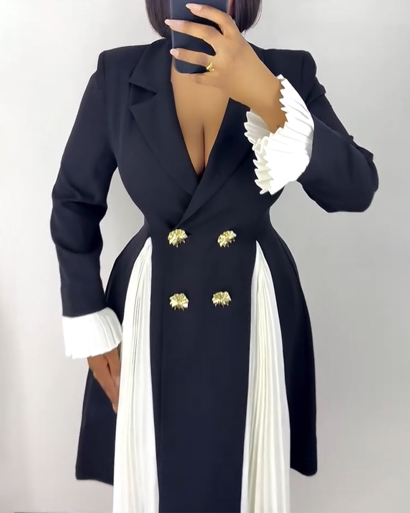 Vestido blazer cruzado