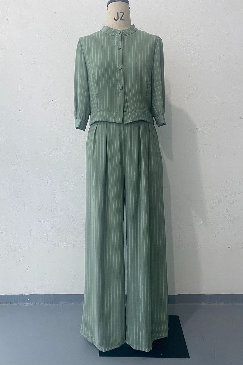 Conjunto Casual de Rallas Elif