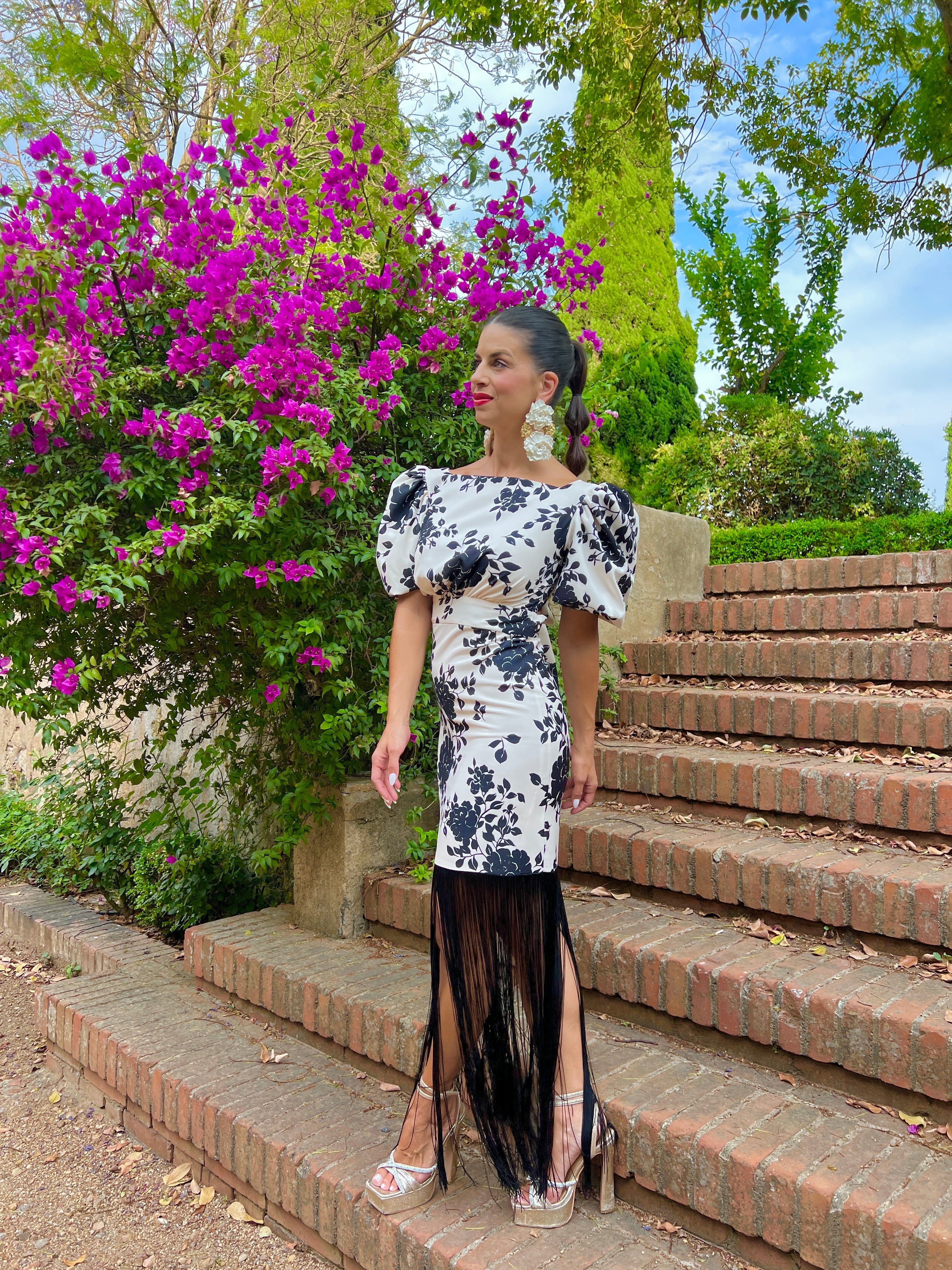 Vestido Bogotá Flecos - Atelier Invitada S.L