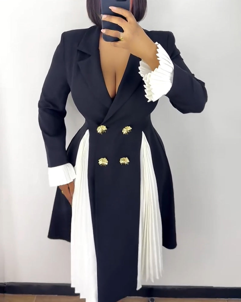 Vestido blazer cruzado