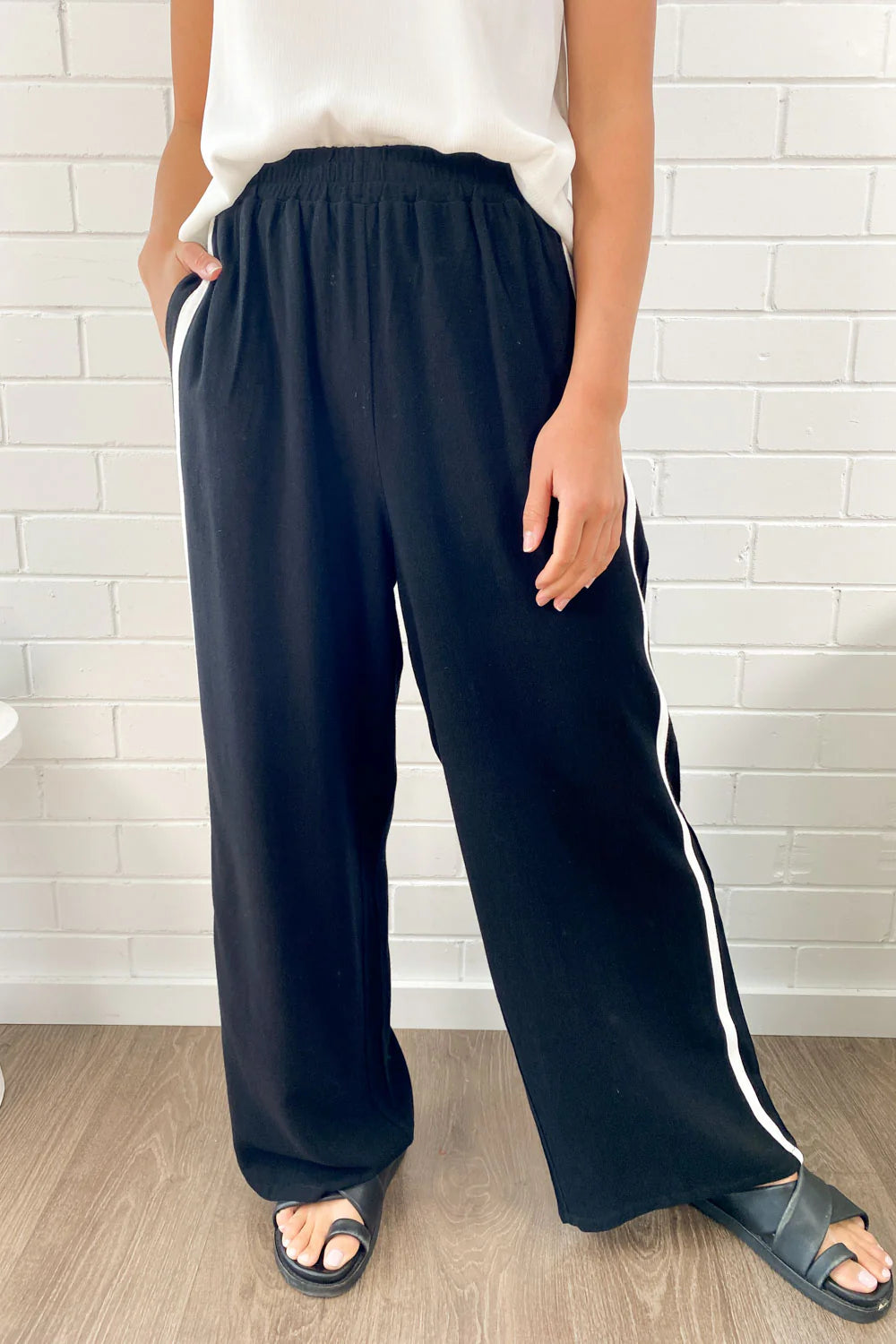 Pantalones de mezcla de lino Courtney