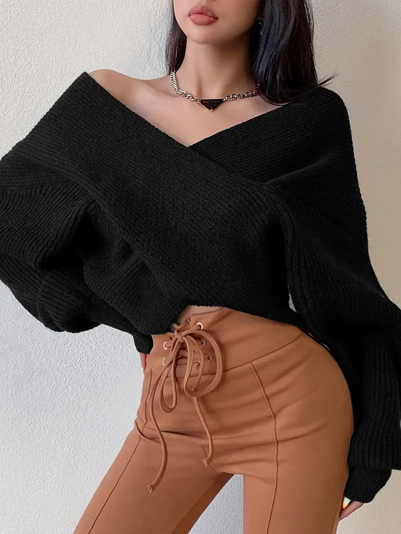 Suéter Estilo Cruzado