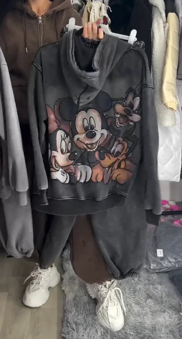 Conjunto de Sudadera Estampada