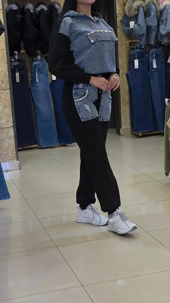 Conjunto de Mezclilla Estilo Casual