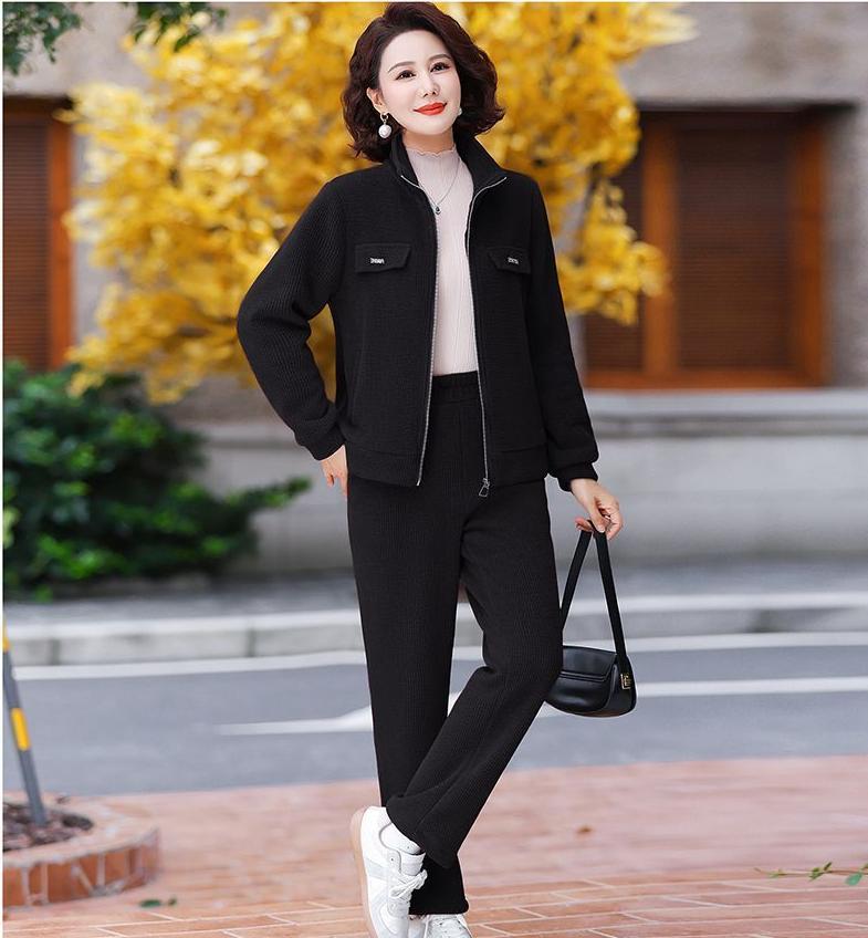 Conjunto Casual de Terciopelo Viña