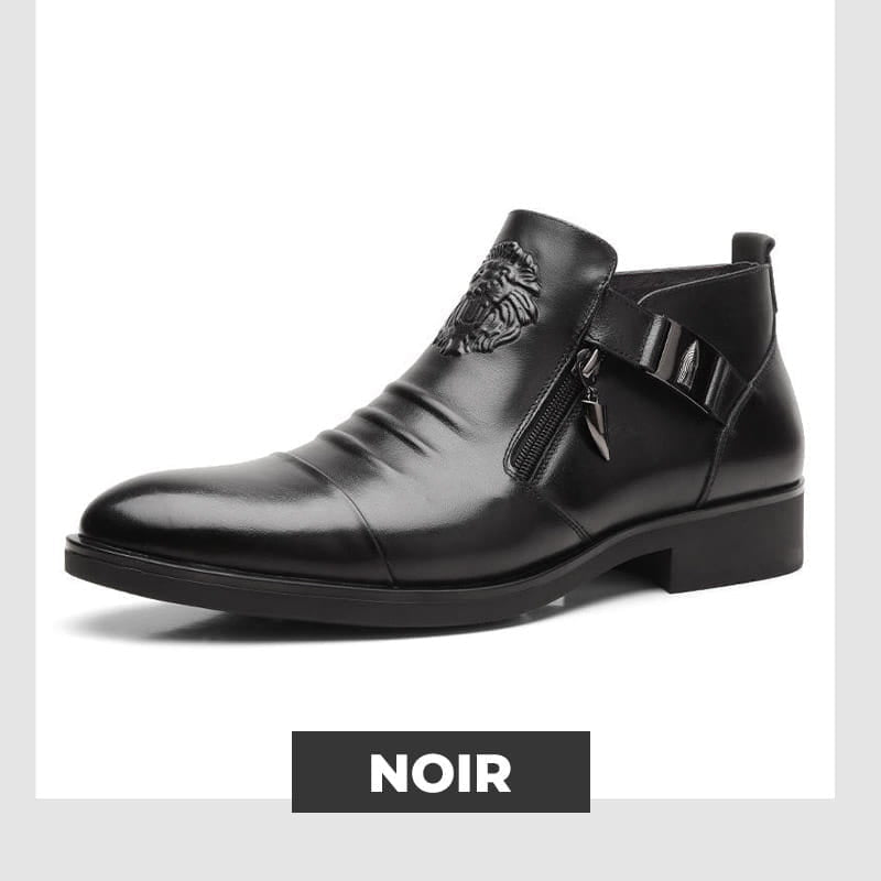 Botines Con Cremallera Hombre