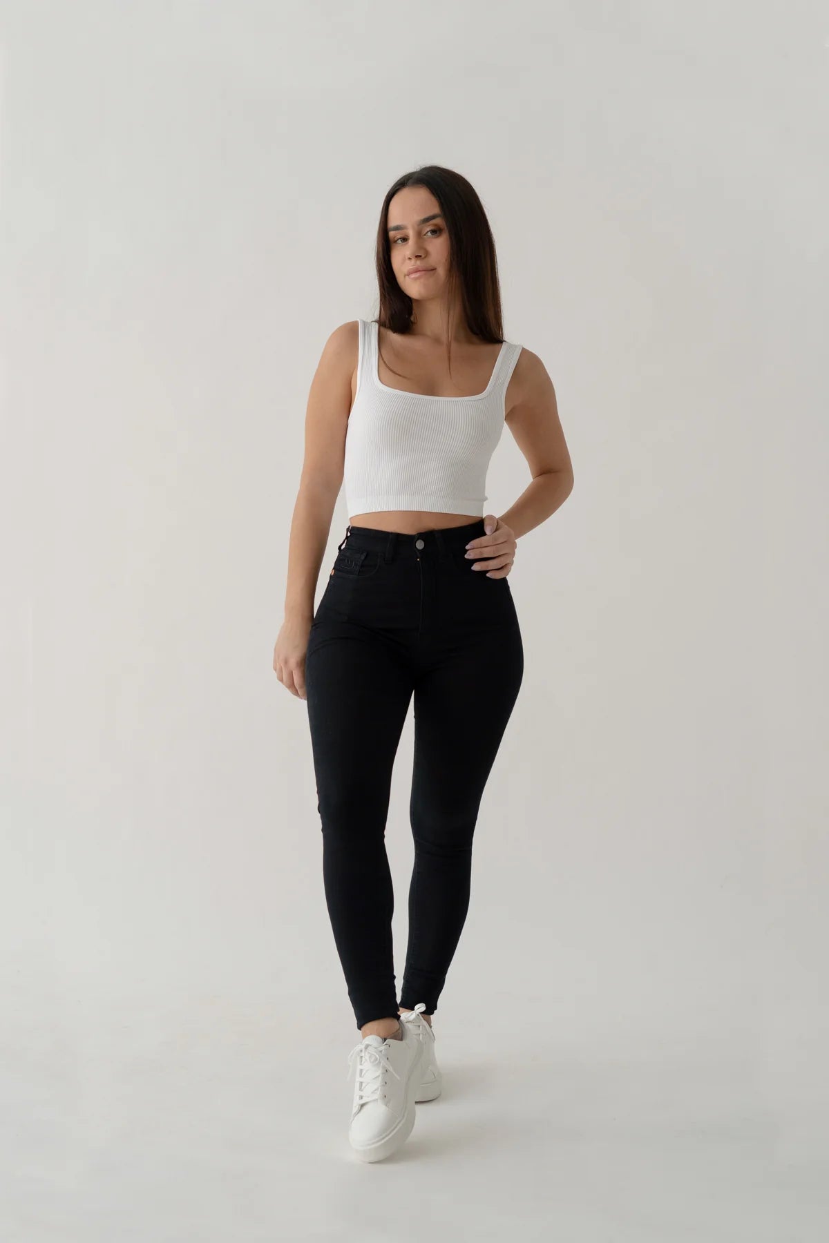 Pantalón de Tiro Alto Bom