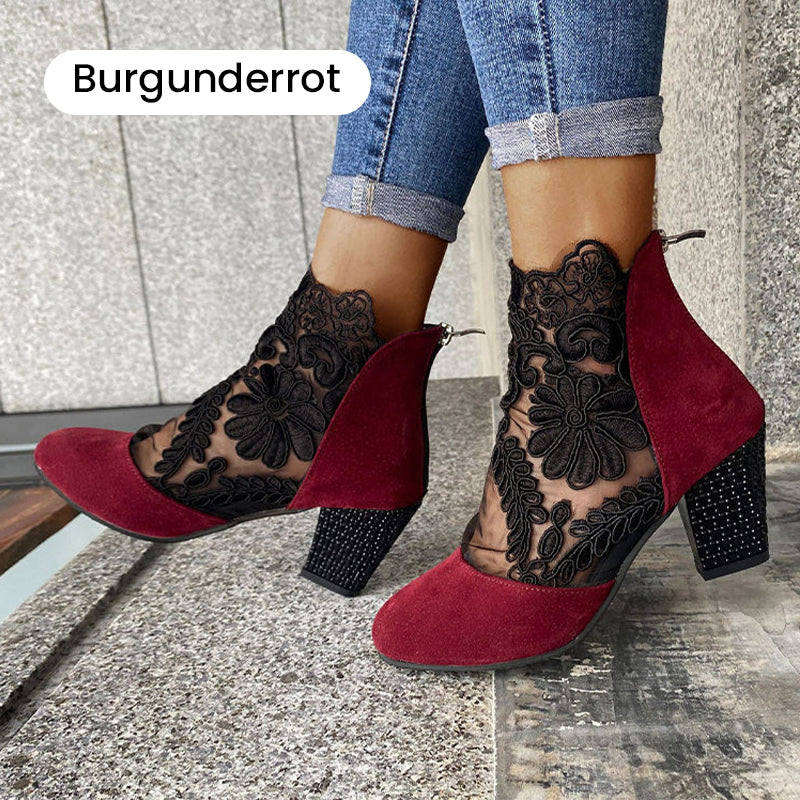 Damen High Heels mit eleganter Spitze für den Sommer