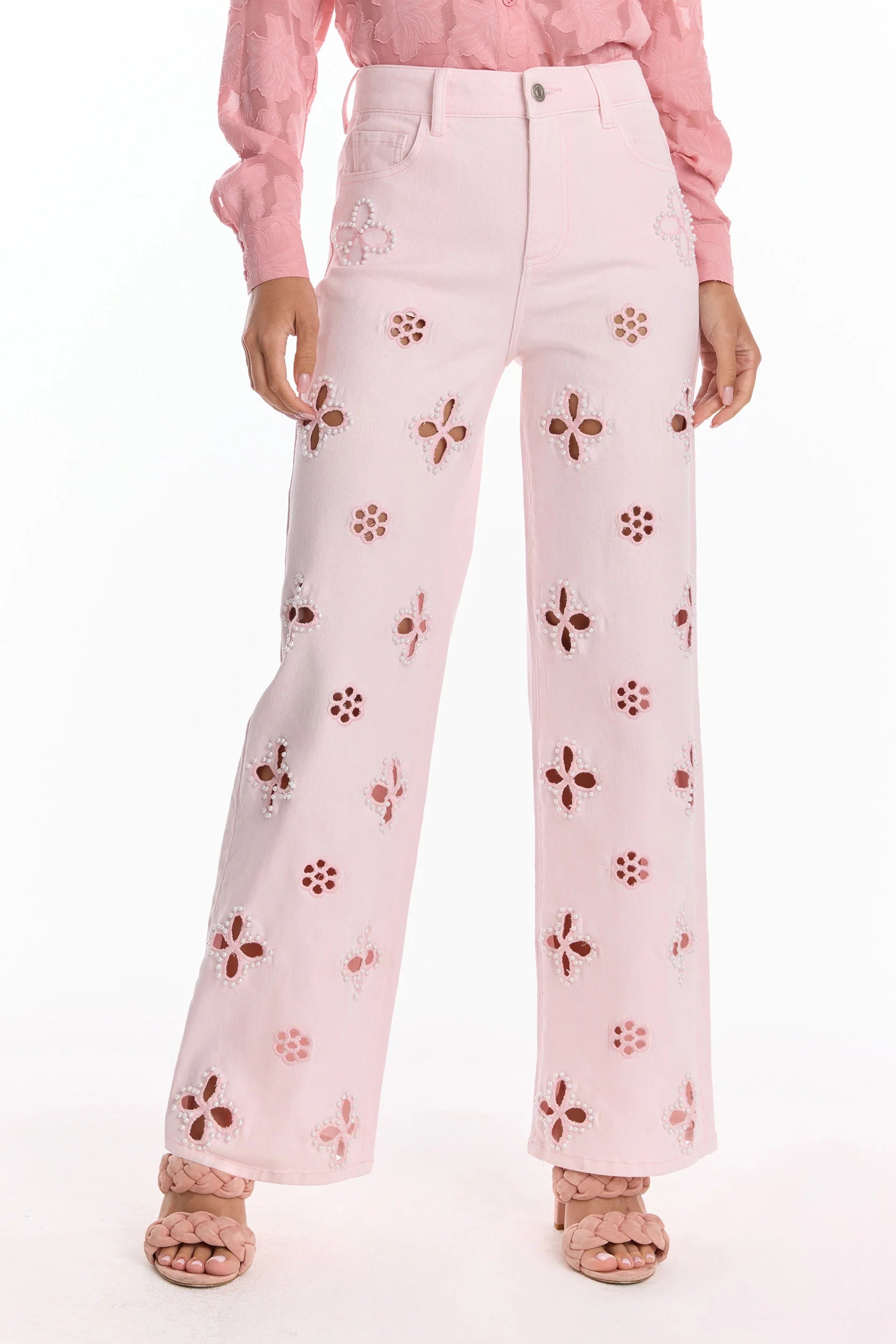 Vaqueros de tiro alto Kaia