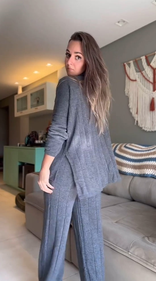 Conjunto de Punto Cuello Tortuga