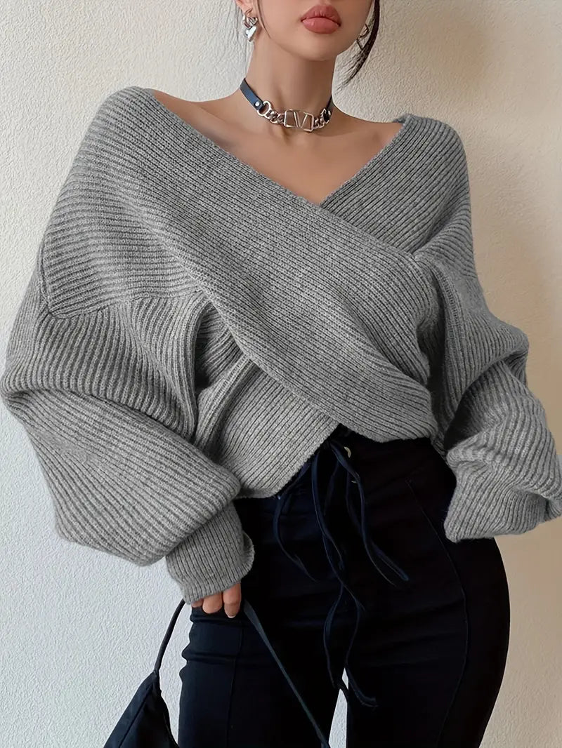 Suéter Estilo Cruzado