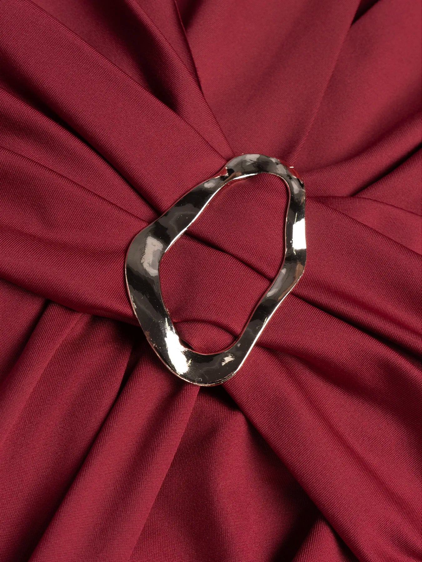 Vestido Largo Fruncido