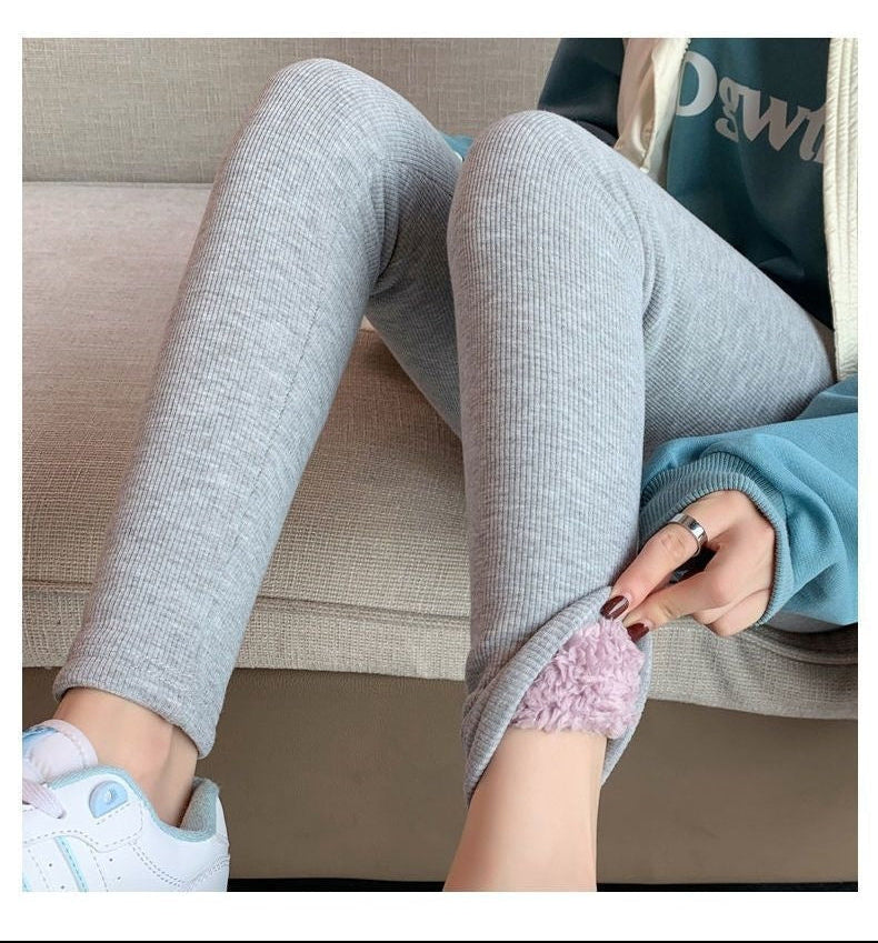 Pantalones de algodón con forro polar