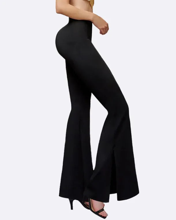 Pantalones con abertura lateral