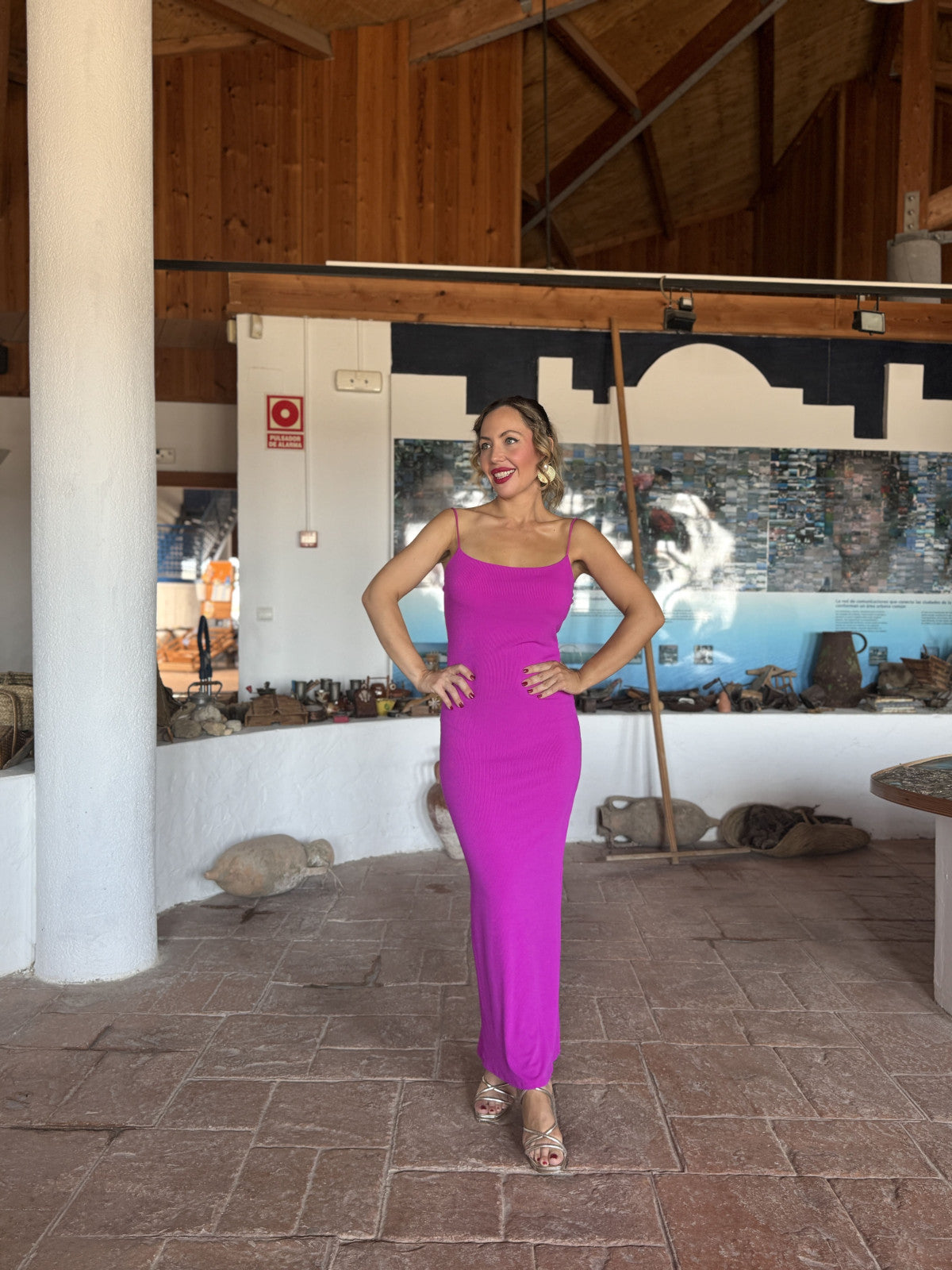 Vestido Fedra Fucsia