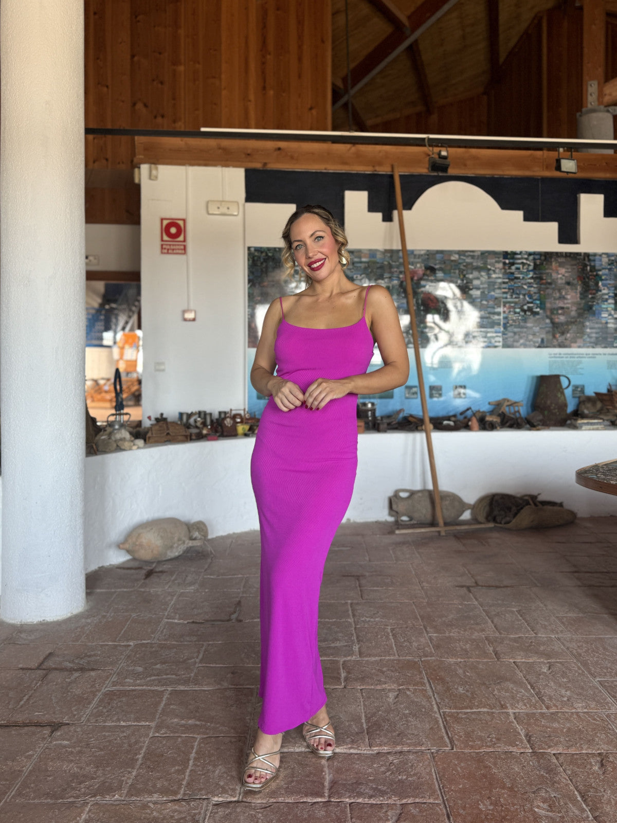 Vestido Fedra Fucsia