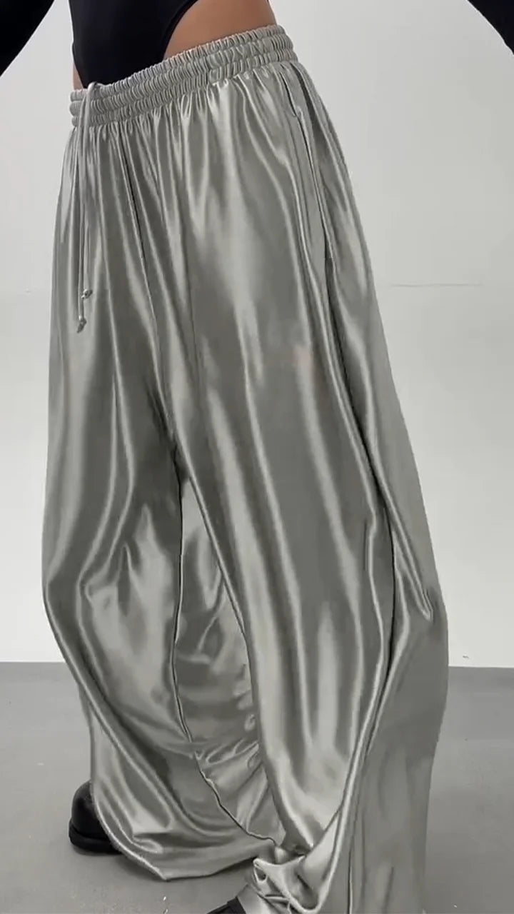 Pantalón Casual de Satén