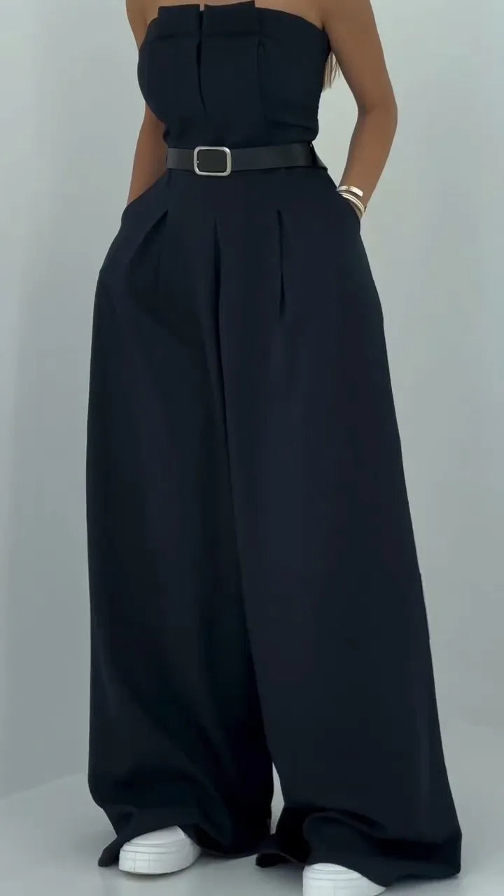 Mono sin tirantes y chaqueta