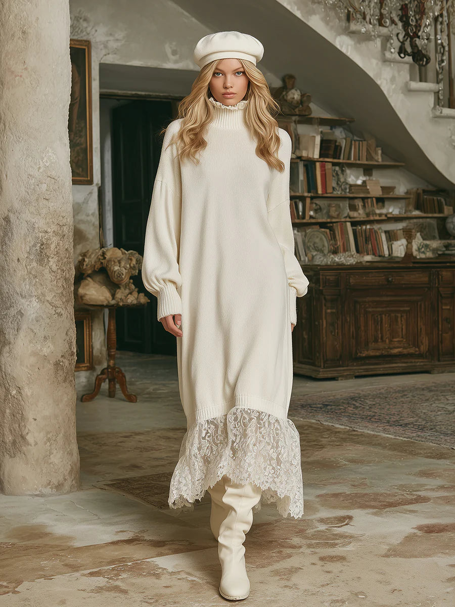 vestido largo de punto Britany