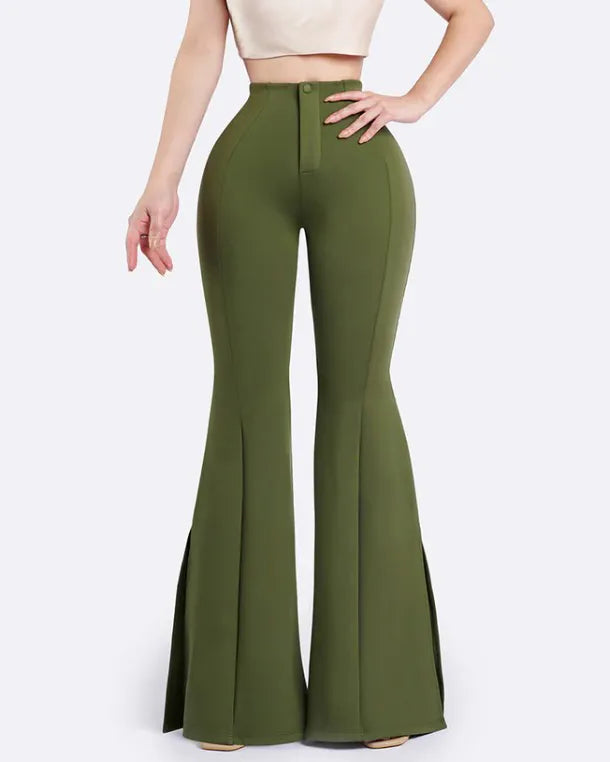 Pantalones con abertura lateral