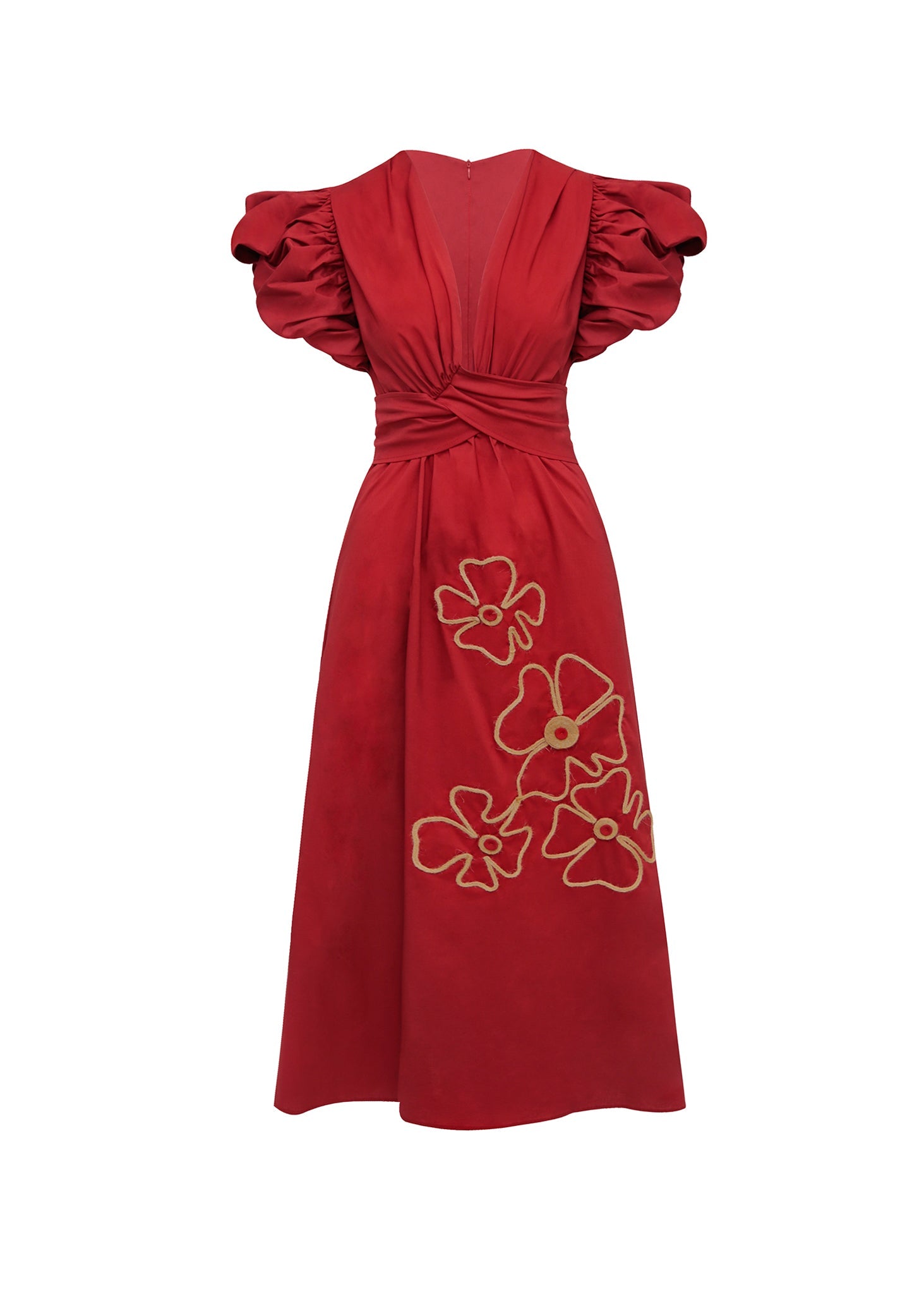 Vestido Maxi Detalles En Yute