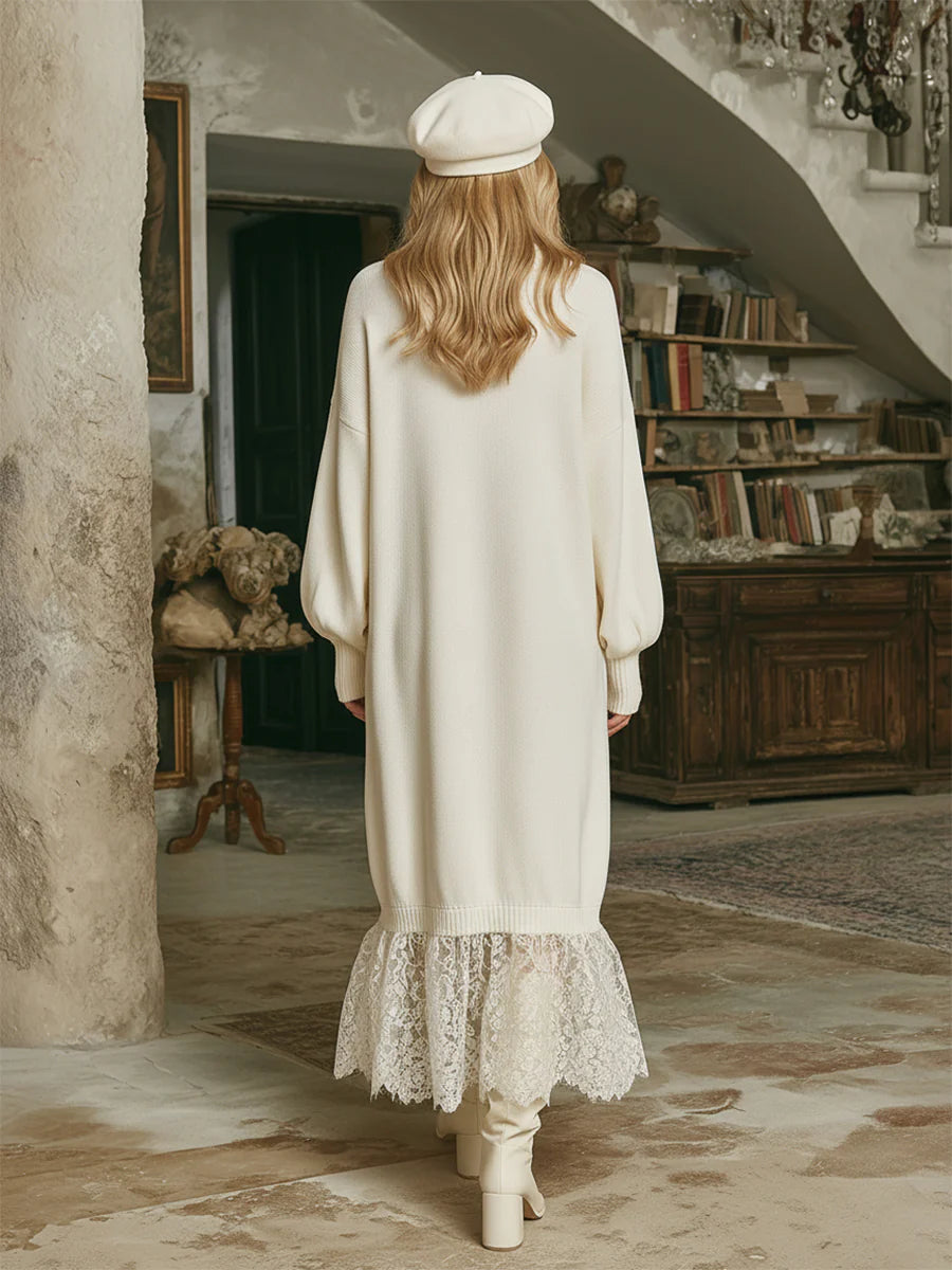 vestido largo de punto Britany