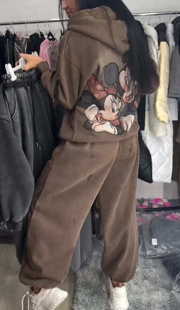 Conjunto de Sudadera Estampada