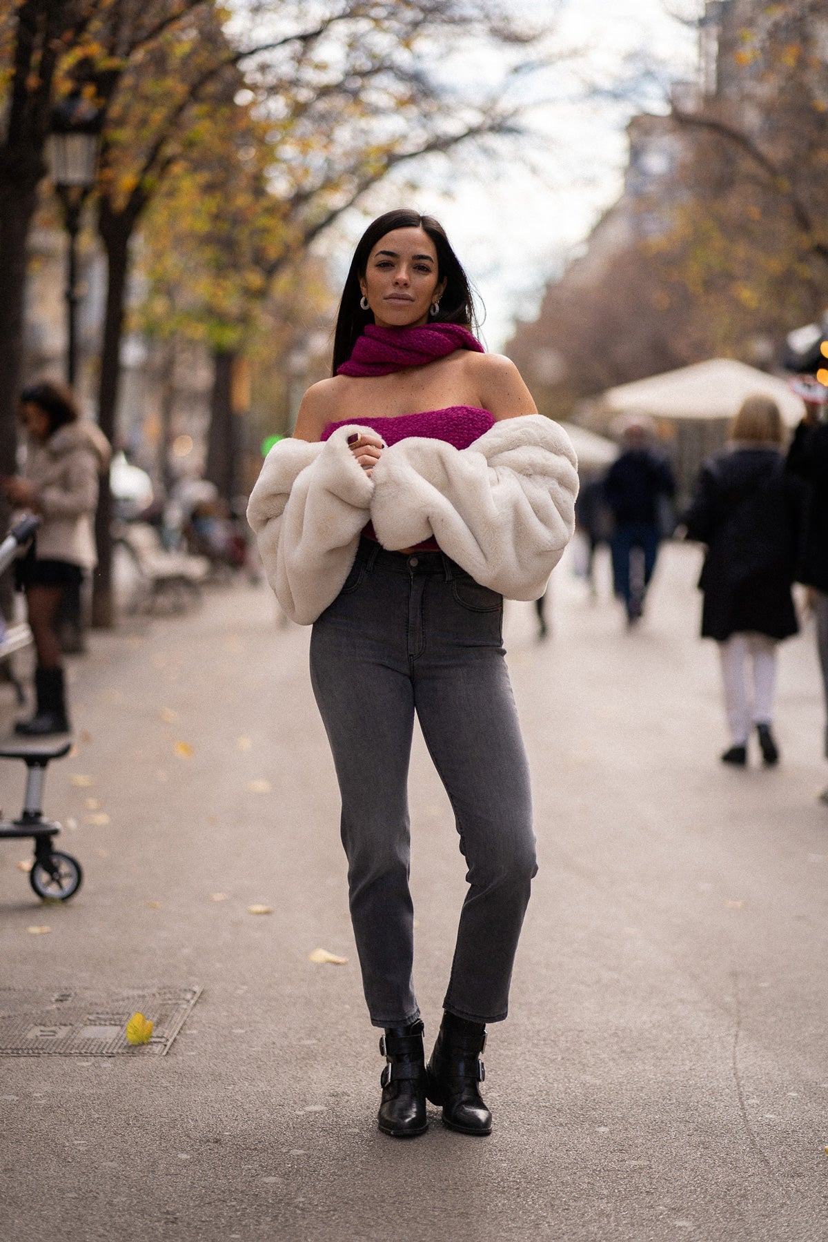 Jeans Tiro Alto Estilo Mom