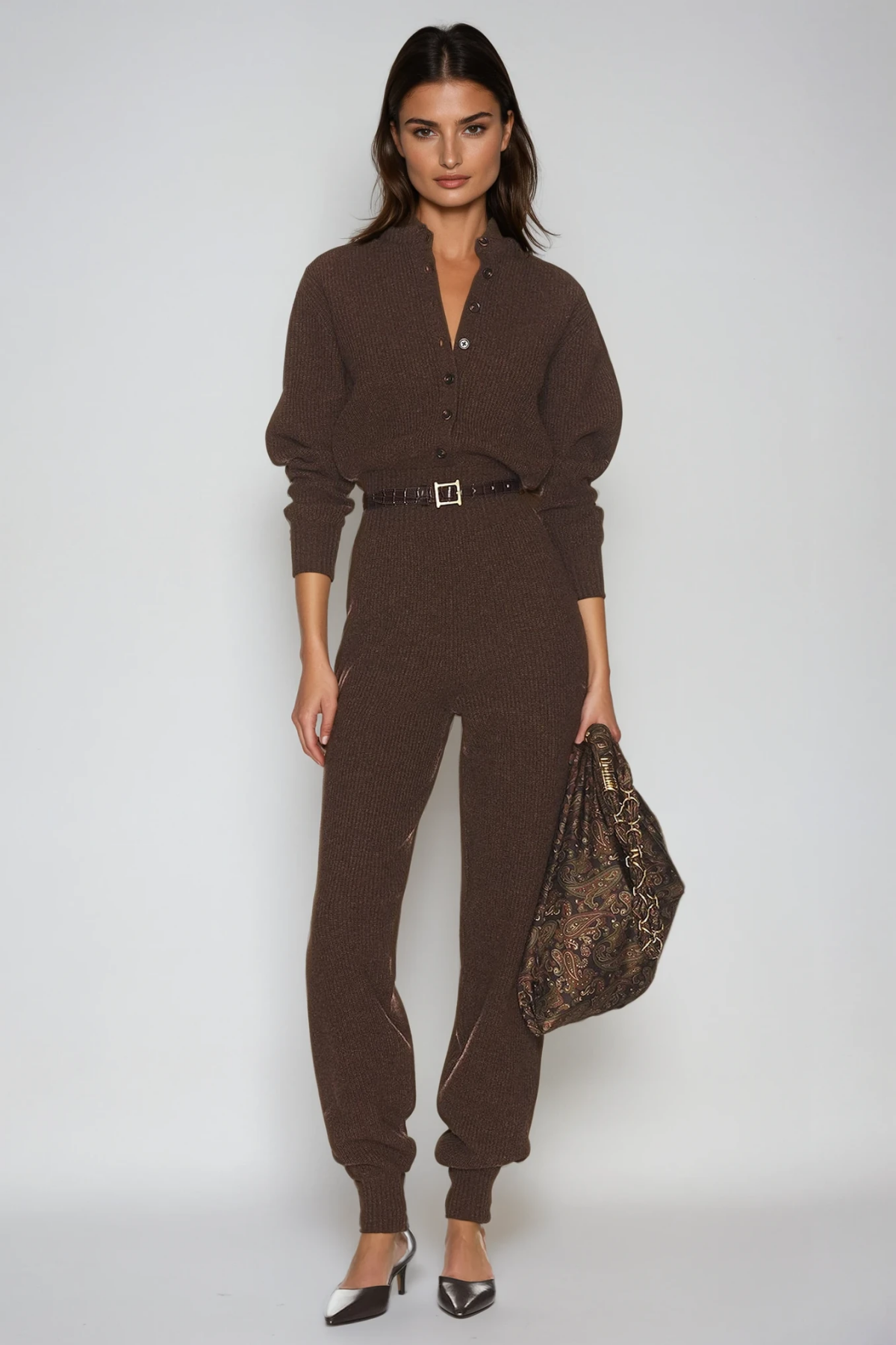 Mono ajustado de punto Diamanto