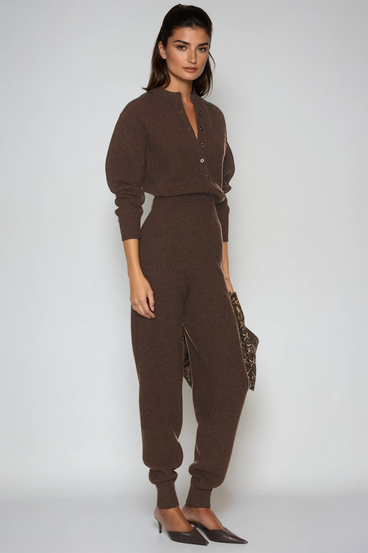 Mono ajustado de punto Diamanto