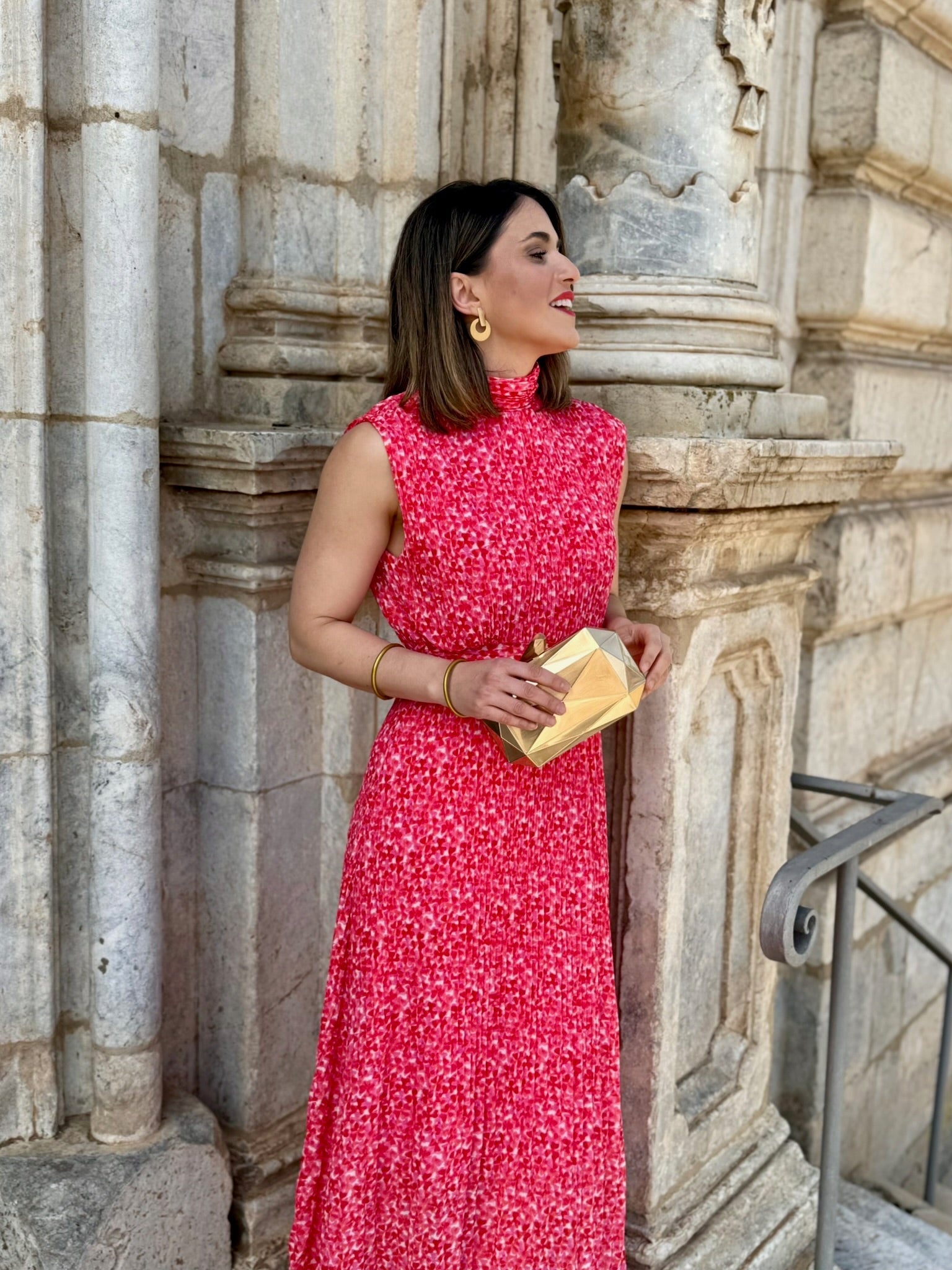 Vestido midi de gasa  | Louvre