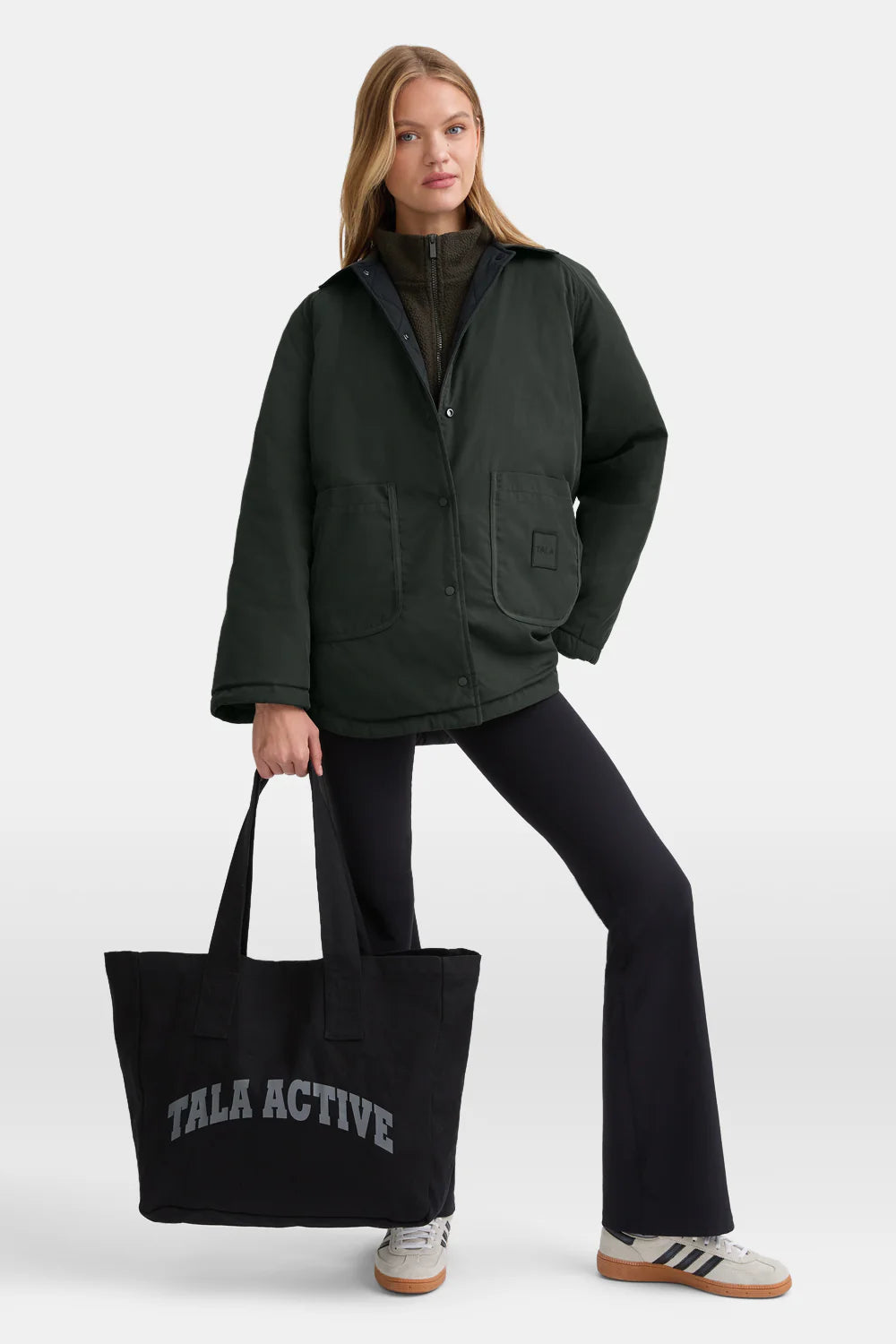 Chaqueta Reversible Estilo Granjero