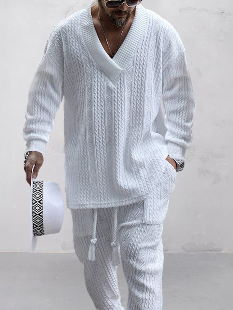 Stylish Knit Sweater Set Sets coofandystore 