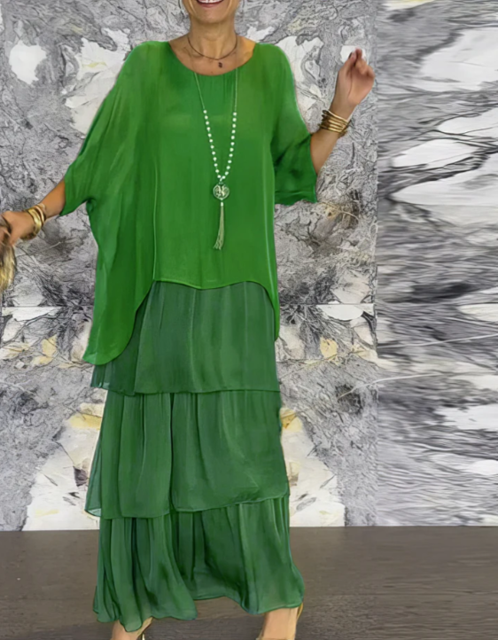 VESTIDO ARTÍSTICO - SILUETA SUELTA (LIQUIDACIÓN)