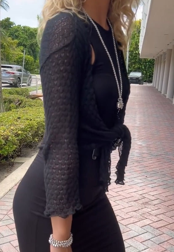 Vestido + Cárdigan Chic