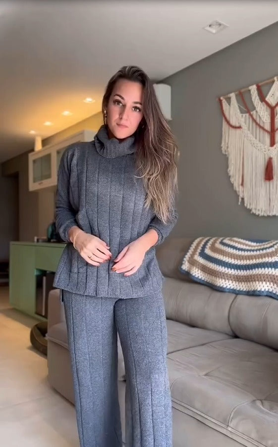 Conjunto de Punto Cuello Tortuga