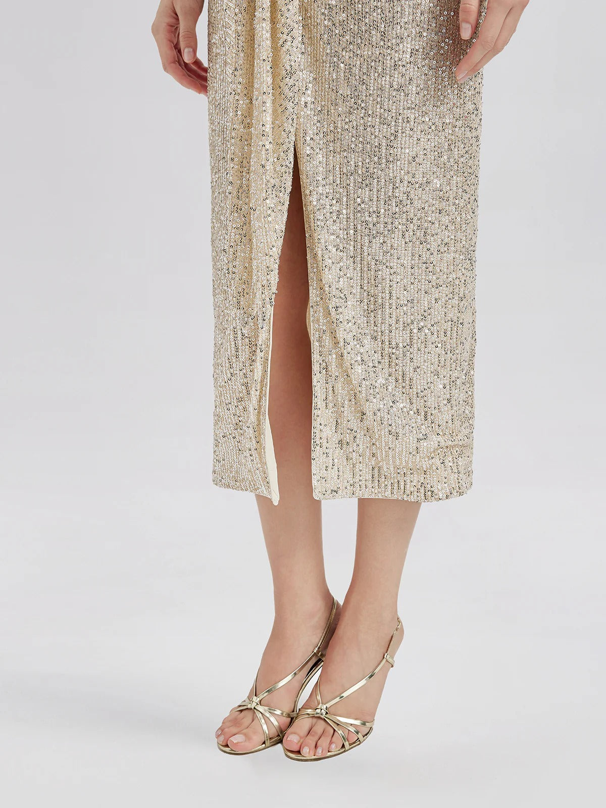 Elegante vestido de lentejuelas