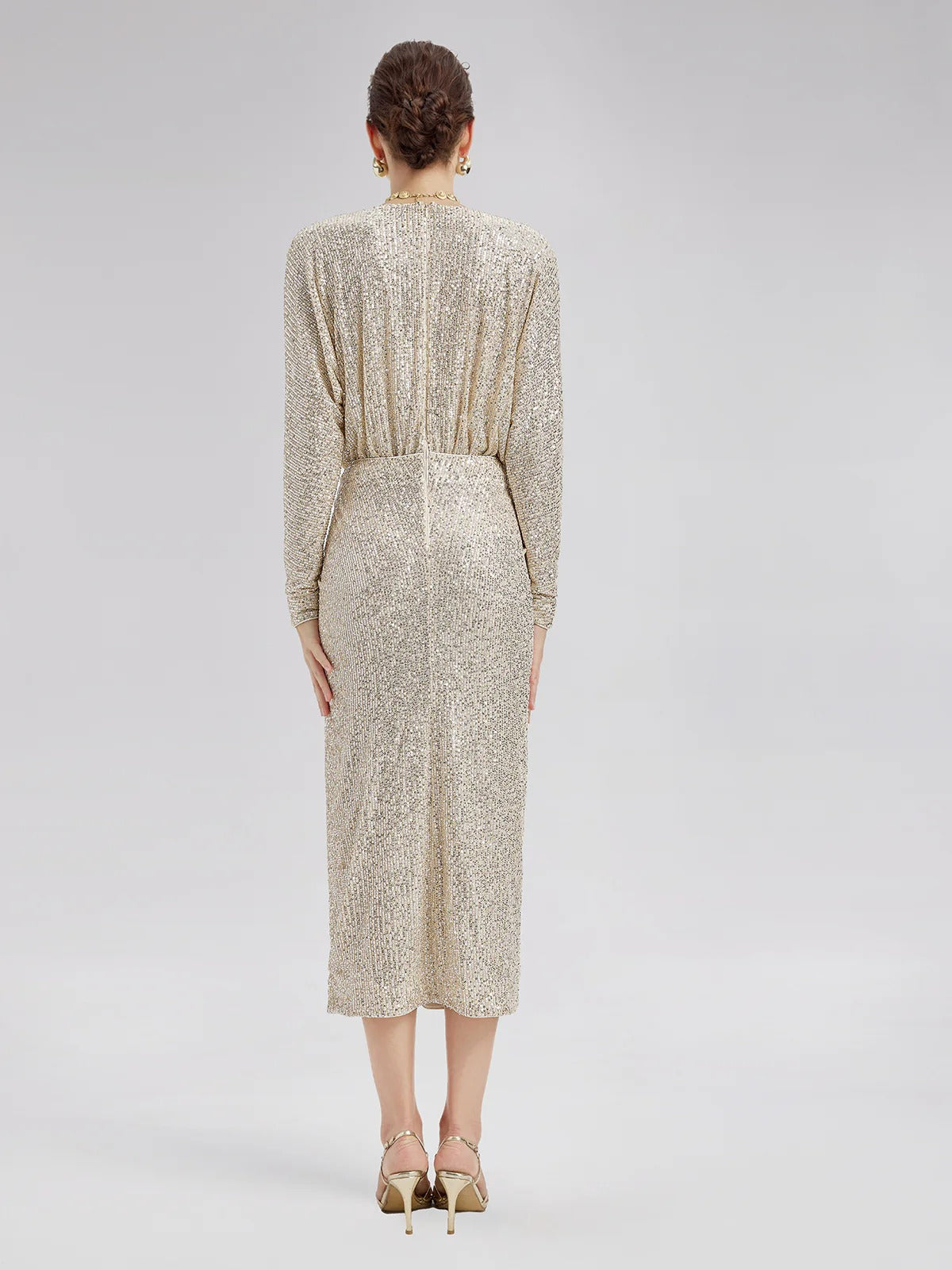 Elegante vestido de lentejuelas