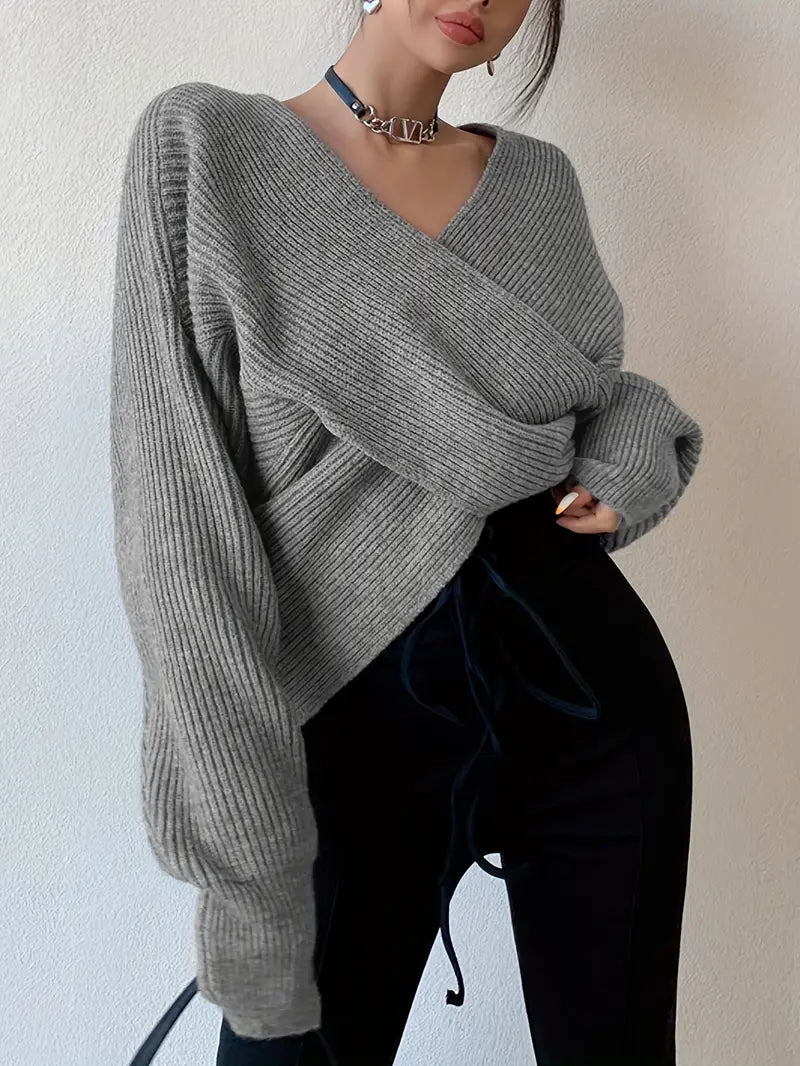 Suéter Estilo Cruzado