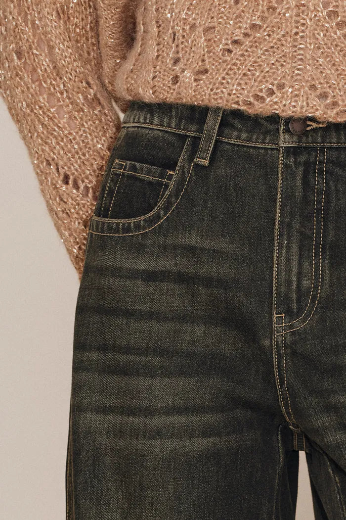 Vaquero de Contraste Lavado