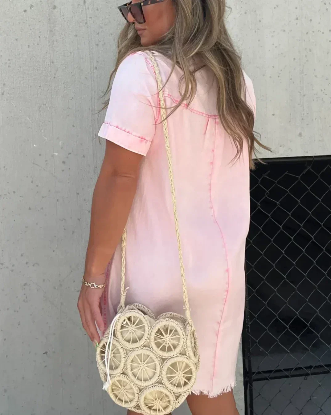 Vestido Ceñido de Denim