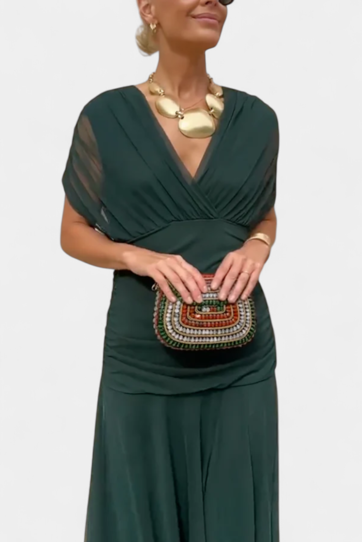 Alondra  Vestido Largo con Escote en V